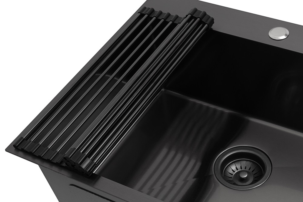 Мойка кухонная ARFEKA ECO AR 500*500 с роллер-матом и дозатором BLACK