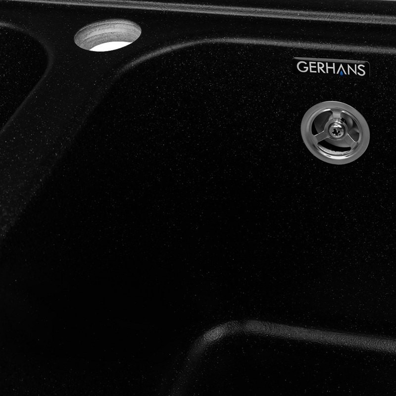 Мойка кухонная Gerhans C02-25 оникс