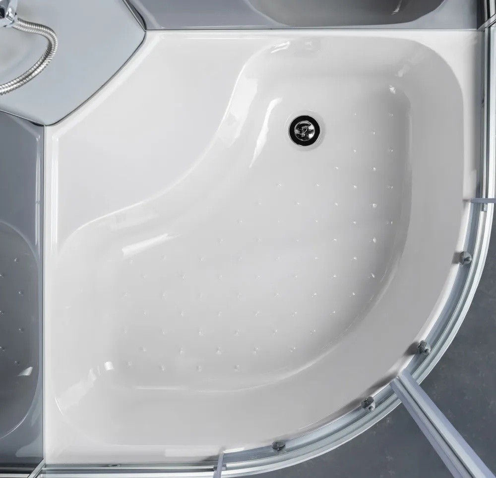 Душевая кабина Saniteco SN-80B 80x80 черная