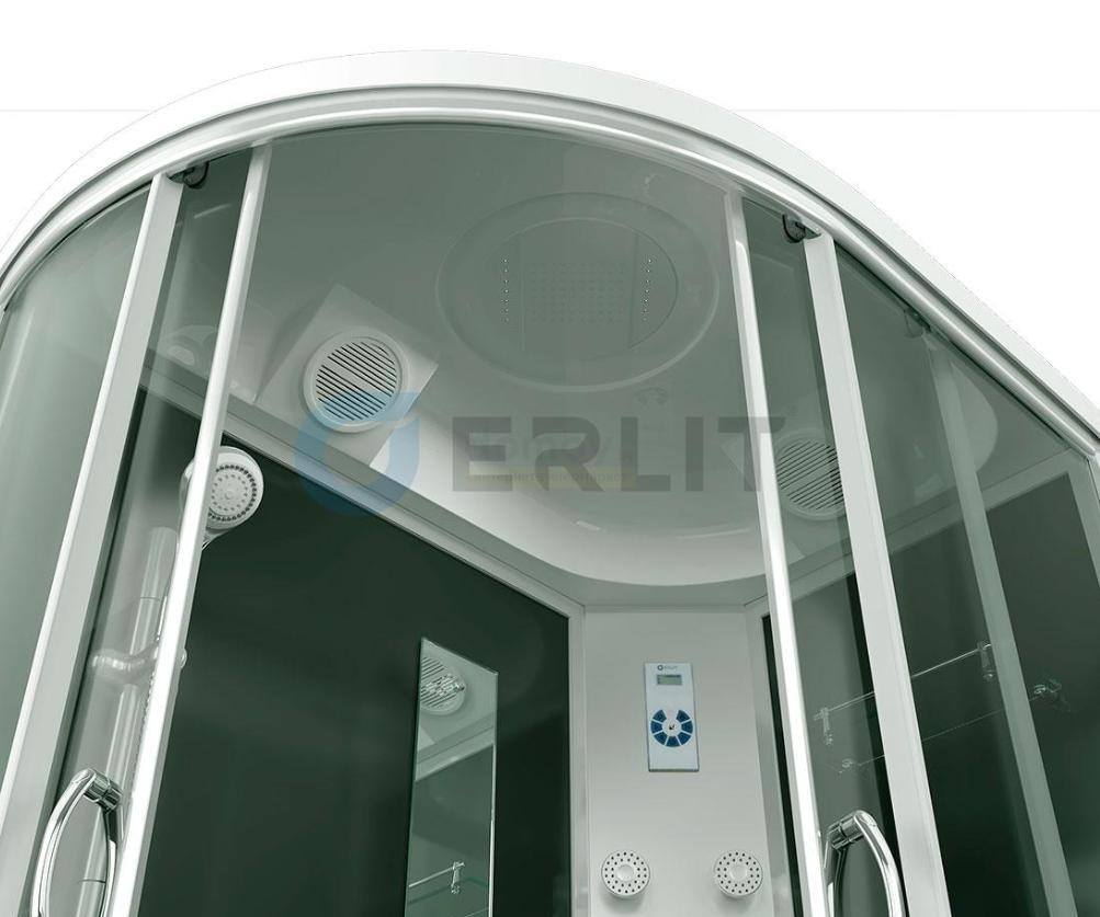 Гидромассажная душевая кабина Erlit ER4512PL-C4 120x80