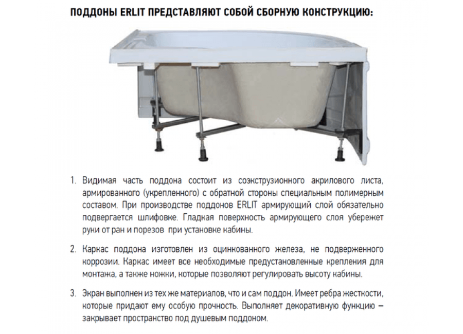 Гидромассажная душевая кабина Erlit ER4512TPR-C4 120x80