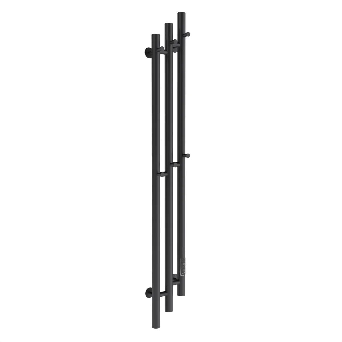 Полотенцесушитель электрический Маргроид Ferrum Inaro 3 Cascade СНШ 120x6x12 черный матовый