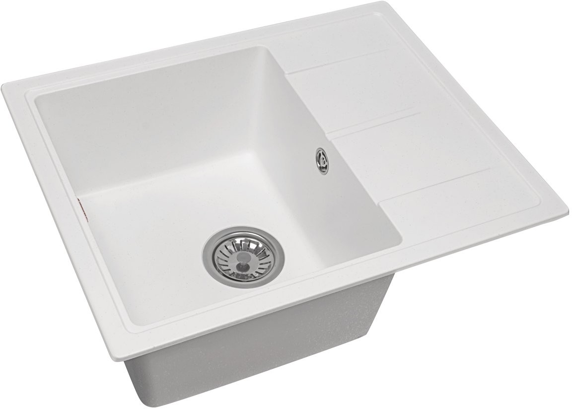 Мойка кухонная ARFEKA ALEXIA 58 SILKEN WHITE, белый