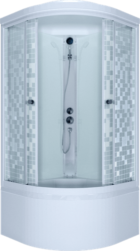 Душевая кабина Triton Стандарт Б3 90x90 (стекла мозаика)