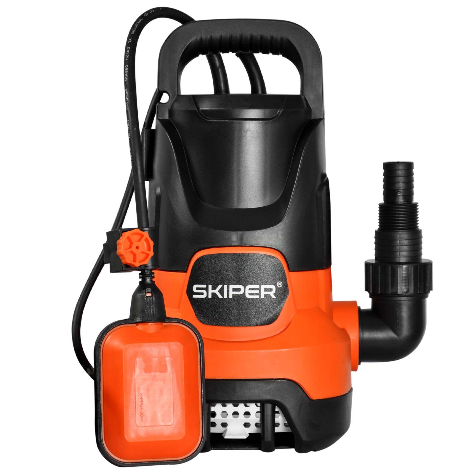 Насос дренажный Skiper SP3500 2-в-1 (500 Вт, 9000л/ч, напор 7 м, 1" или 1 1/2")