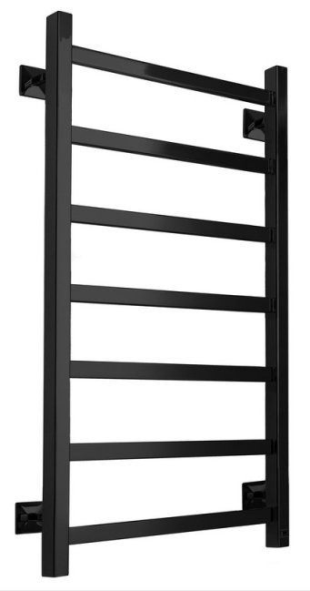 Полотенцесушитель водяной Ростела Экспи Квадро Black V30 1/2" 500x800