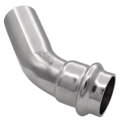 Уголок 45° ВН из нержавеющей стали VIEIR VER-PRO (VPDL)