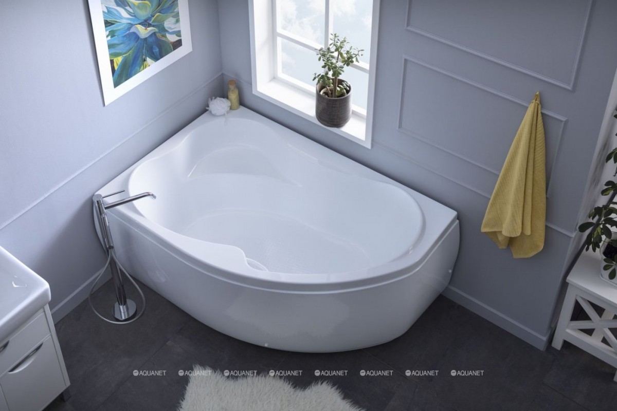 Ванна акриловая Aquanet Capri 170x110 L левая