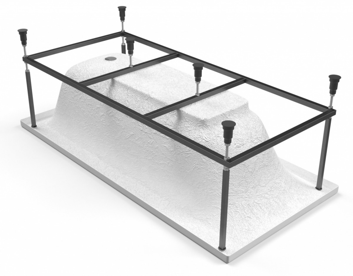 Акриловая ванна Cersanit Smart 170x80 L левая с ножками