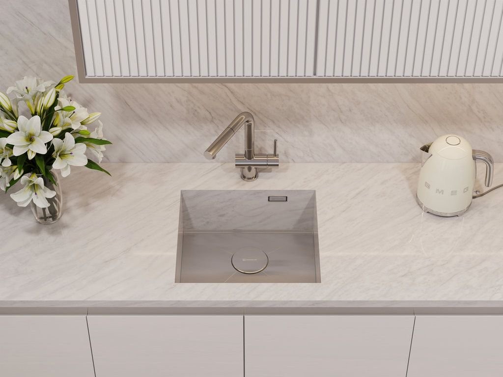 Мойка кухонная Omoikiri Kasen 48-26-INT-IN 4997056 48x45 нержавеющая сталь